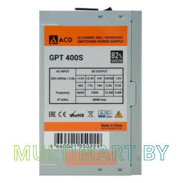 Блок питания ACD GPT400S 400W картинка 3